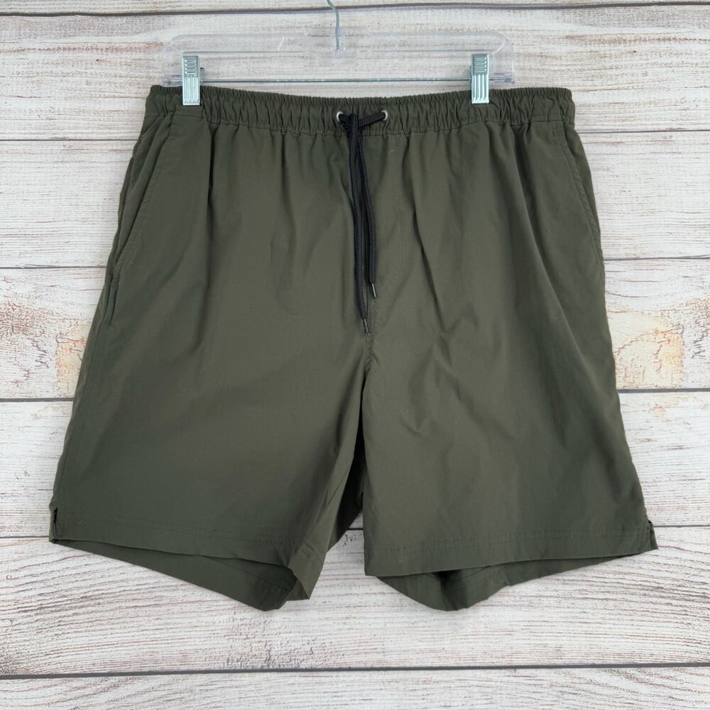 Everlane Renew Mesh Lined‎ Swim Trunks Men's Size XL Green